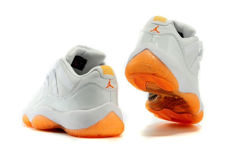 jordan blanche et orange