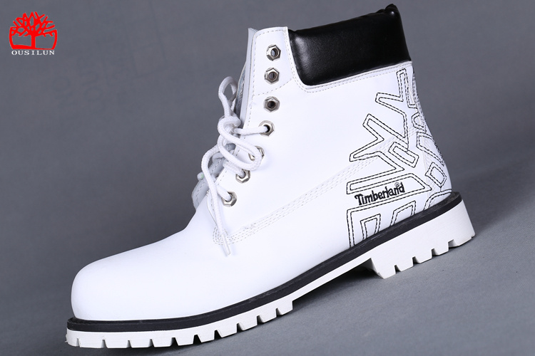 timberland blanche homme