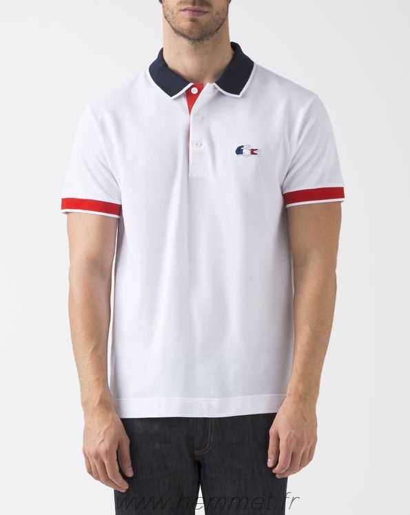 tee shirt lacoste bleu blanc rouge