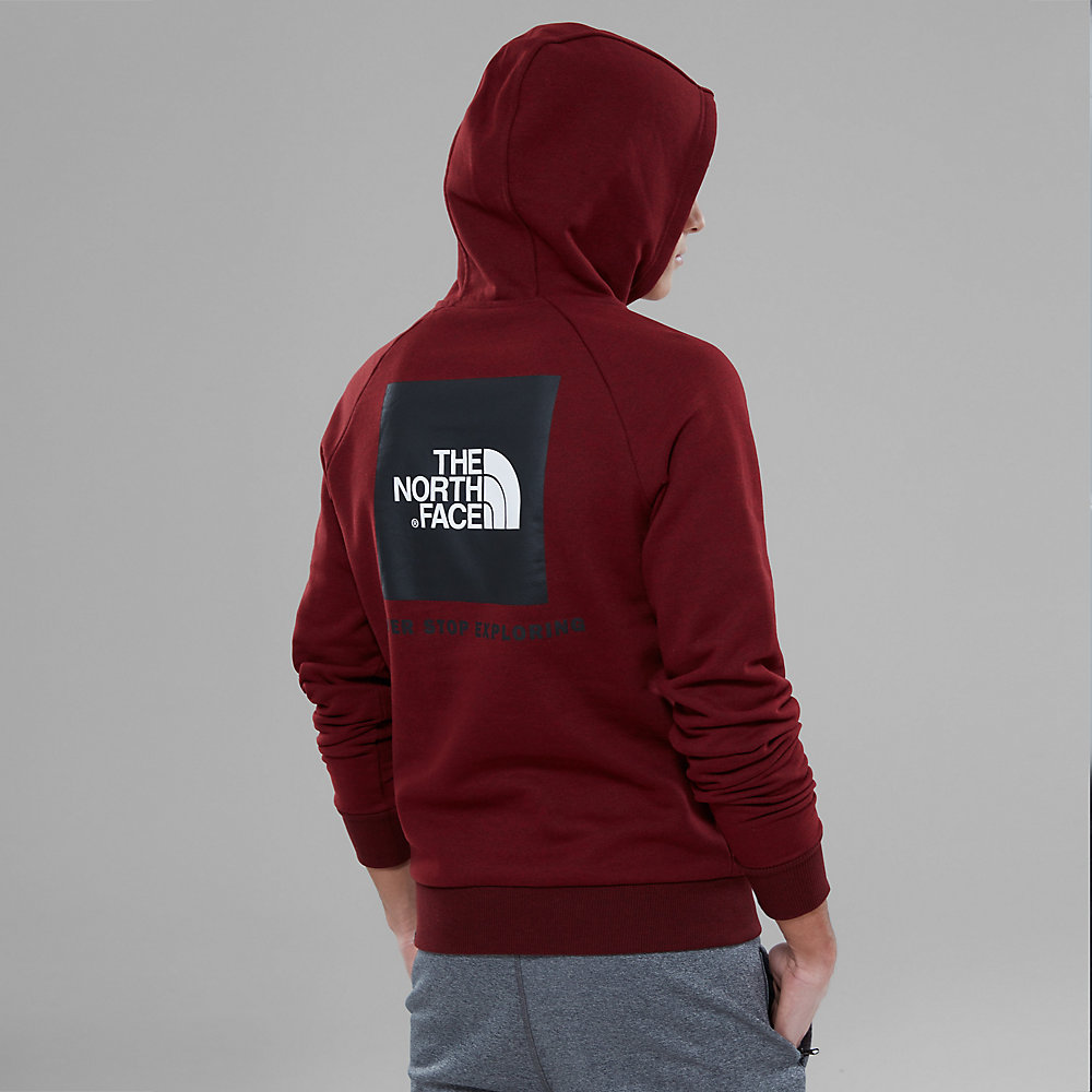 sweat north face rouge
